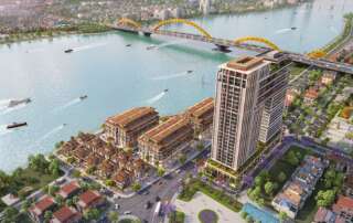 Hình ảnh phối cảnh dự án Sun Ponte Residence Đà Nẵng được phát triển bởi tập đoàn Sun Group.