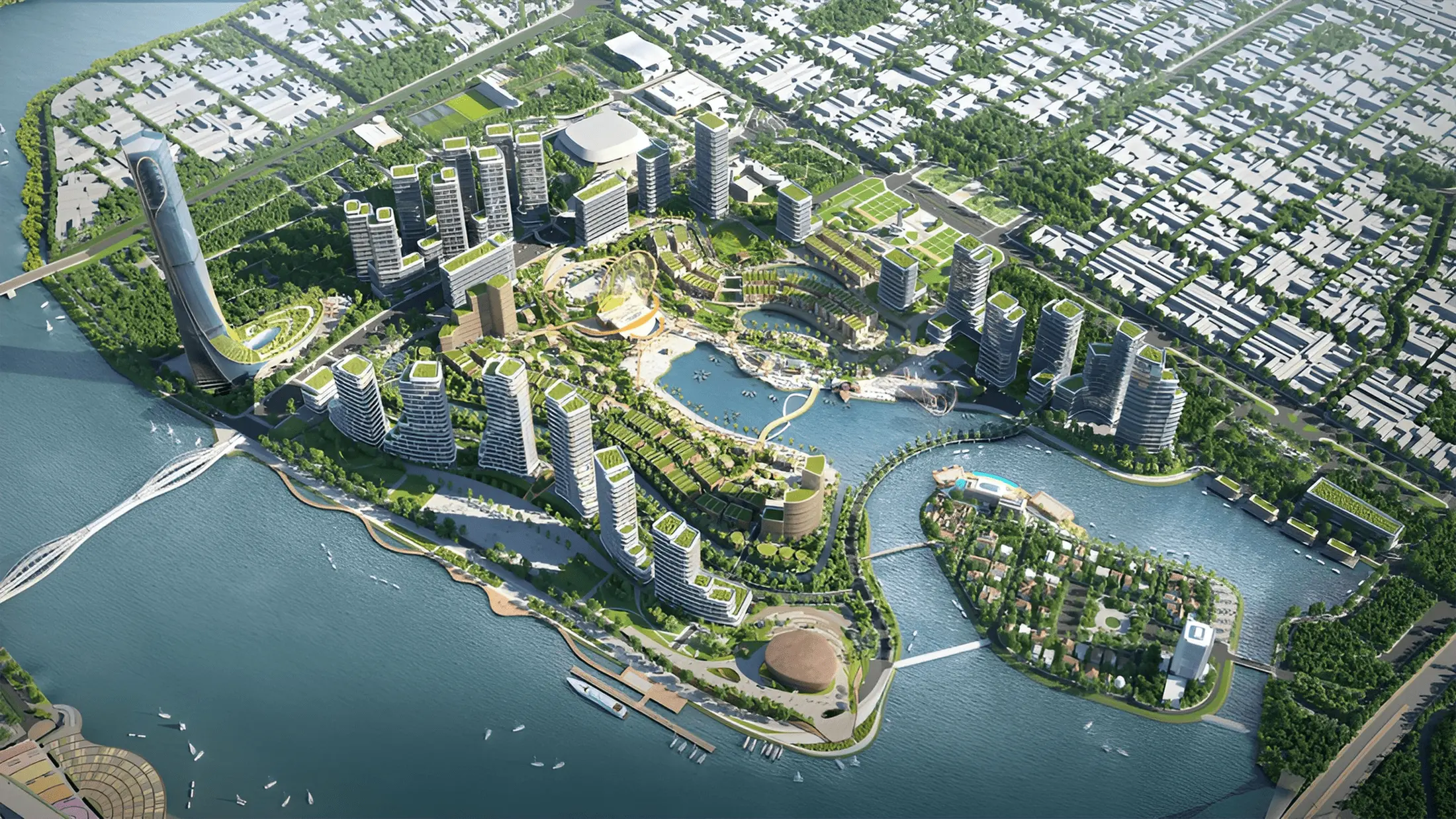 Đà Nẵng Downtown là siêu dự án đô thị tích hợp quy mô 77 hecta với tổng vốn đầu tư 79.790 tỷ đồng