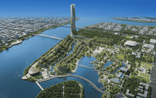 Đà Nẵng Downtown trở thành tâm điểm vui chơi giải trí hàng đầu với các tòa nhà dịch vụ và hoạt động âm nhạc đường phố náo nhiệt.