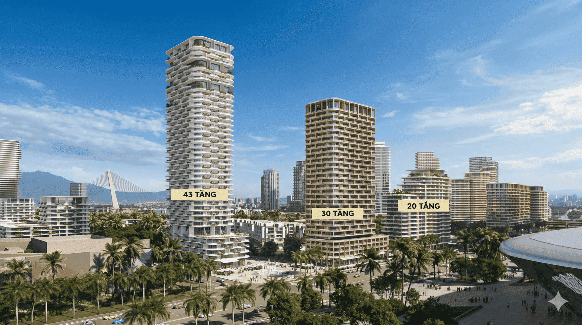 Định hướng quy hoạch các phân khu chức năng tại dự án Đà Nẵng Downtown nhằm tạo ra hệ sinh thái du lịch đa dạng và bền vững.