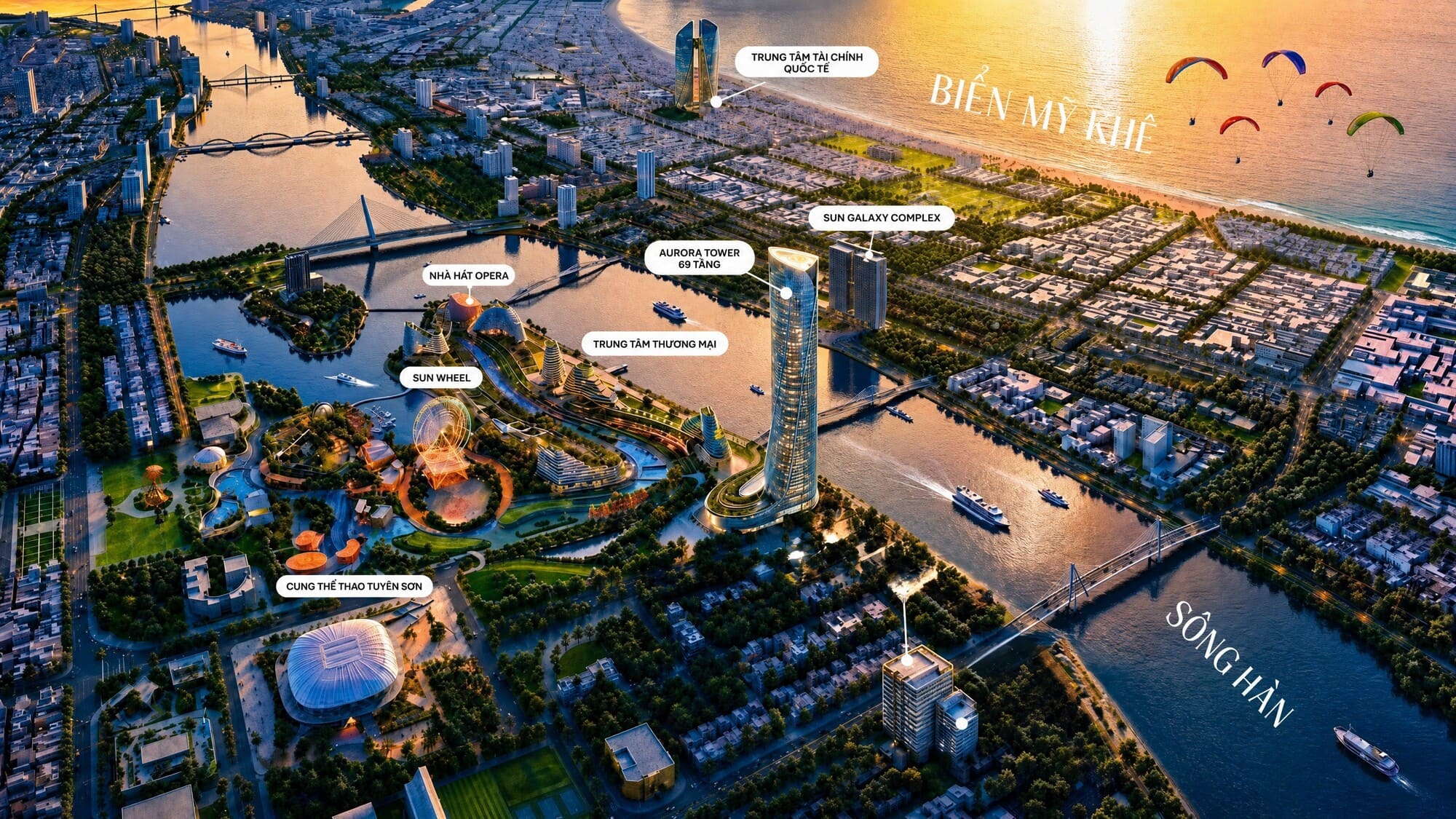 Đà Nẵng Downtown là mảnh ghép cuối cùng hoàn thiện hệ sinh thái du lịch khép kín của Sun Group tại Đà Nẵng